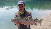 Nic and Co, Rainbow trout June F, Slovenia fly fishing